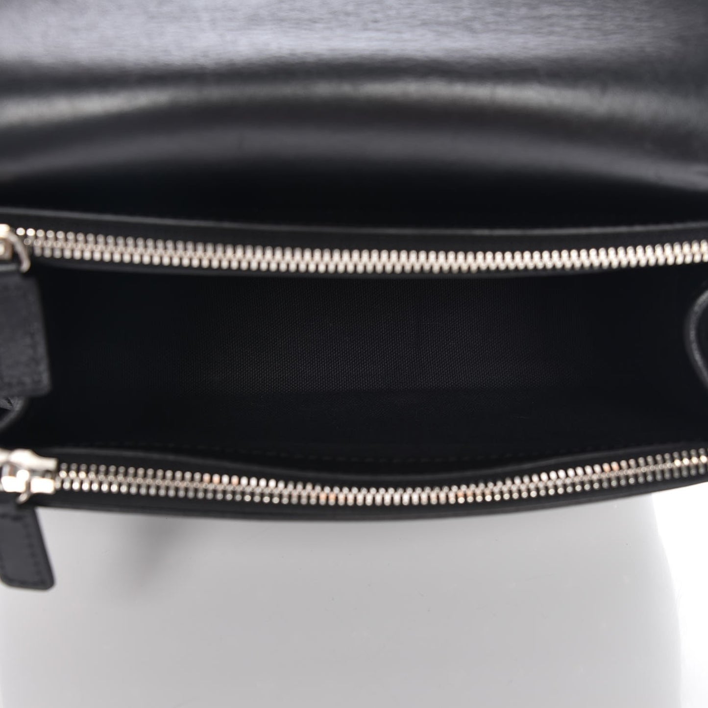 Calfskin Studded Small Padlock Crossbody Bag Black