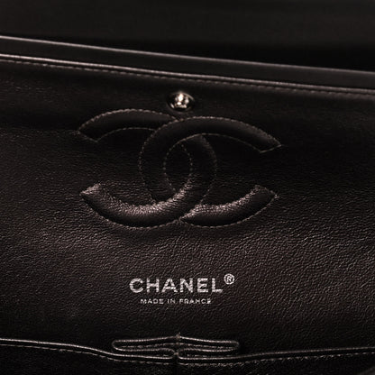 Chanel Lambskin Quilted Medium Double Flap So Black 6 of 13