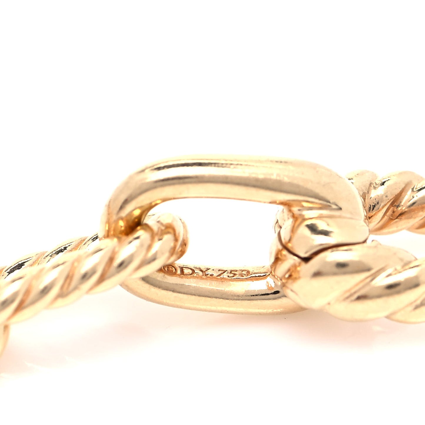 18K Yellow Gold 6mm Madison Classic Chain Bracelet
