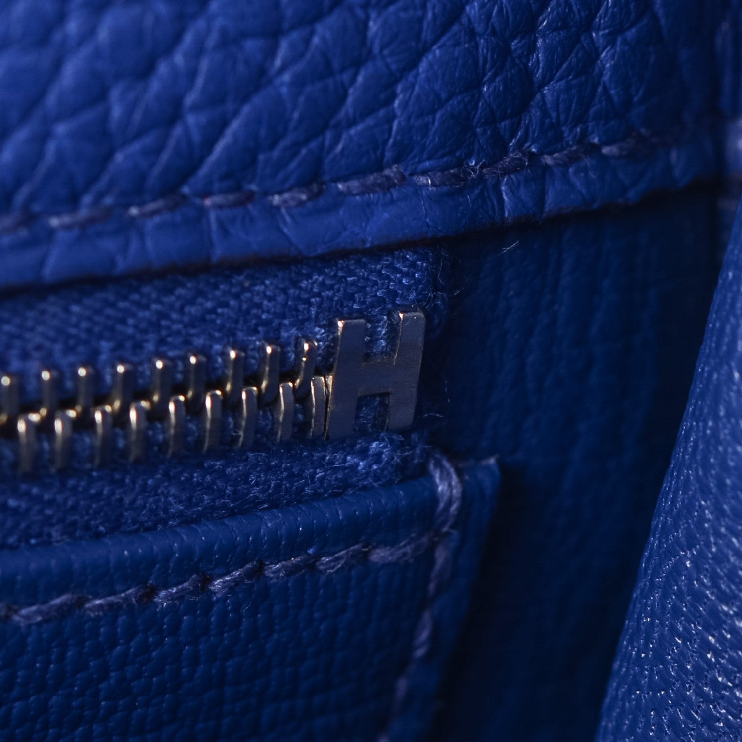 Hermes Taurillon Clemence Kelly Retourne 32 Bleu Electrique 23 of 28