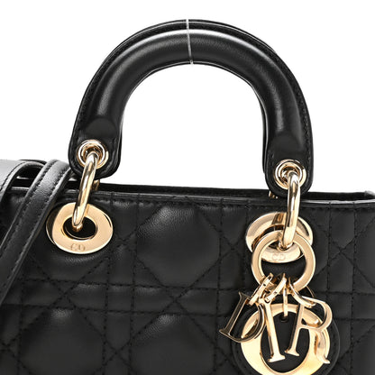 Christian Dior Lambskin Cannage Micro Lady D-Joy Black 8 of 10