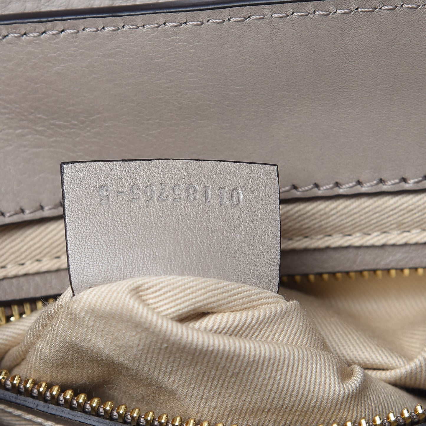 Suede Calfskin Medium Faye Backpack Motty Grey