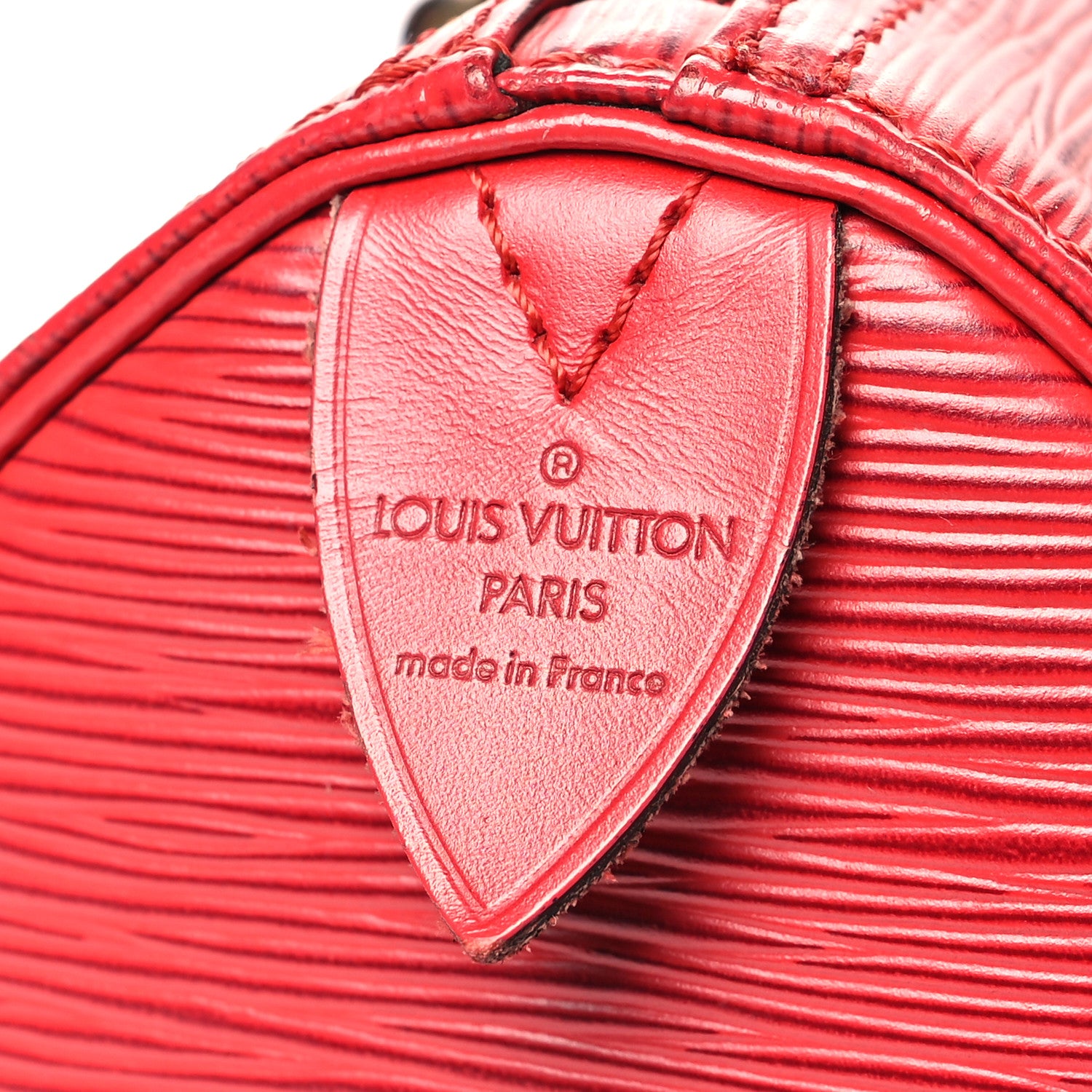 Louis Vuitton Epi Speedy 25 Castillan Red 6 of 13