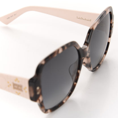 Christian Dior Acetate Cannage Lady Dior Studs 5F Sunglasses Tortoise Pink 5 of 9