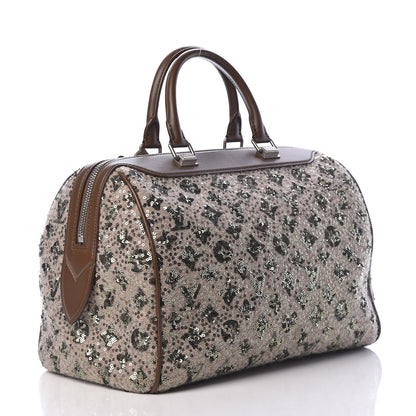 Louis Vuitton Sequin Monogram Sunshine Express Speedy Kaki 3 of 11