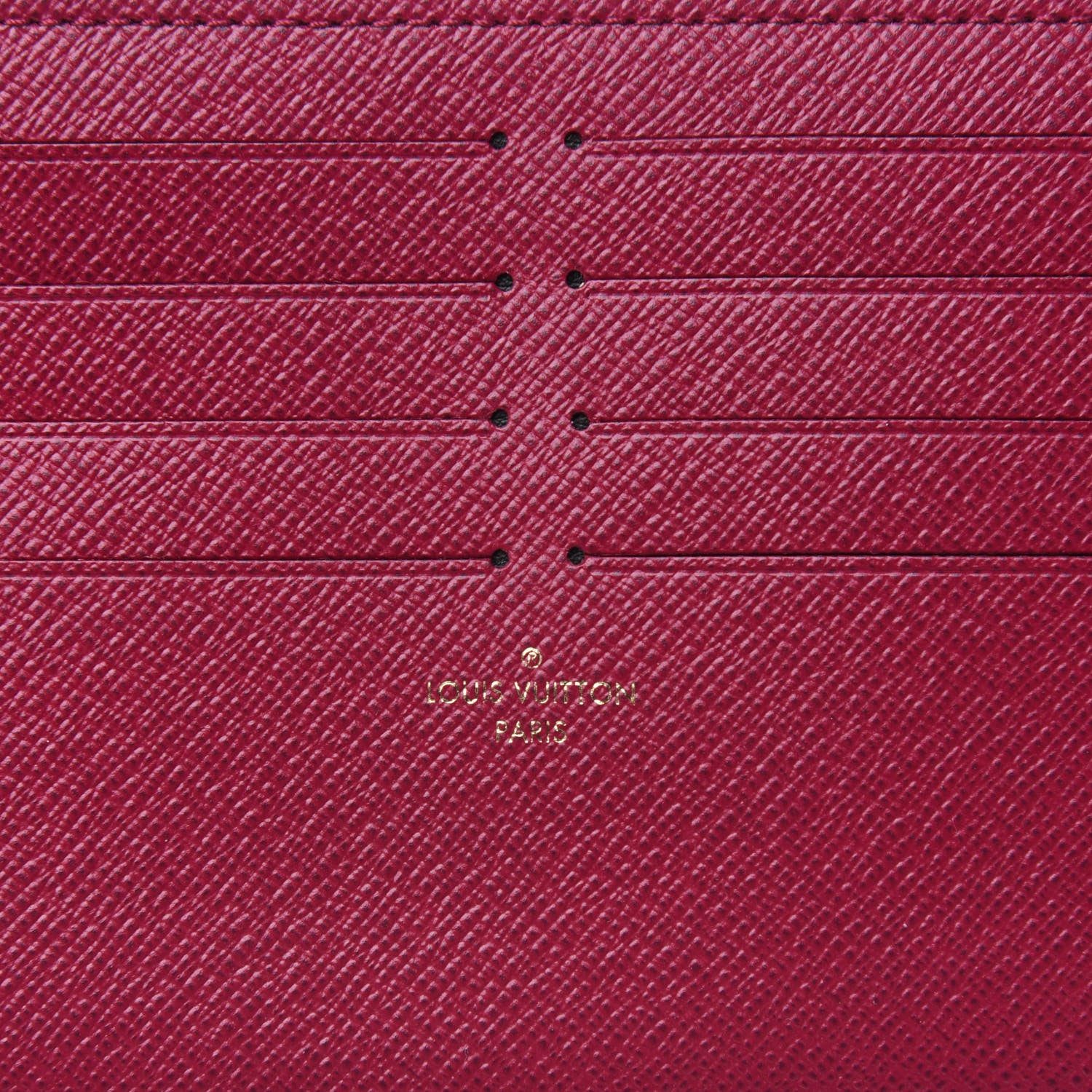 Louis Vuitton Calfskin Felicie Card Holder Insert Fuchsia 6 of 6
