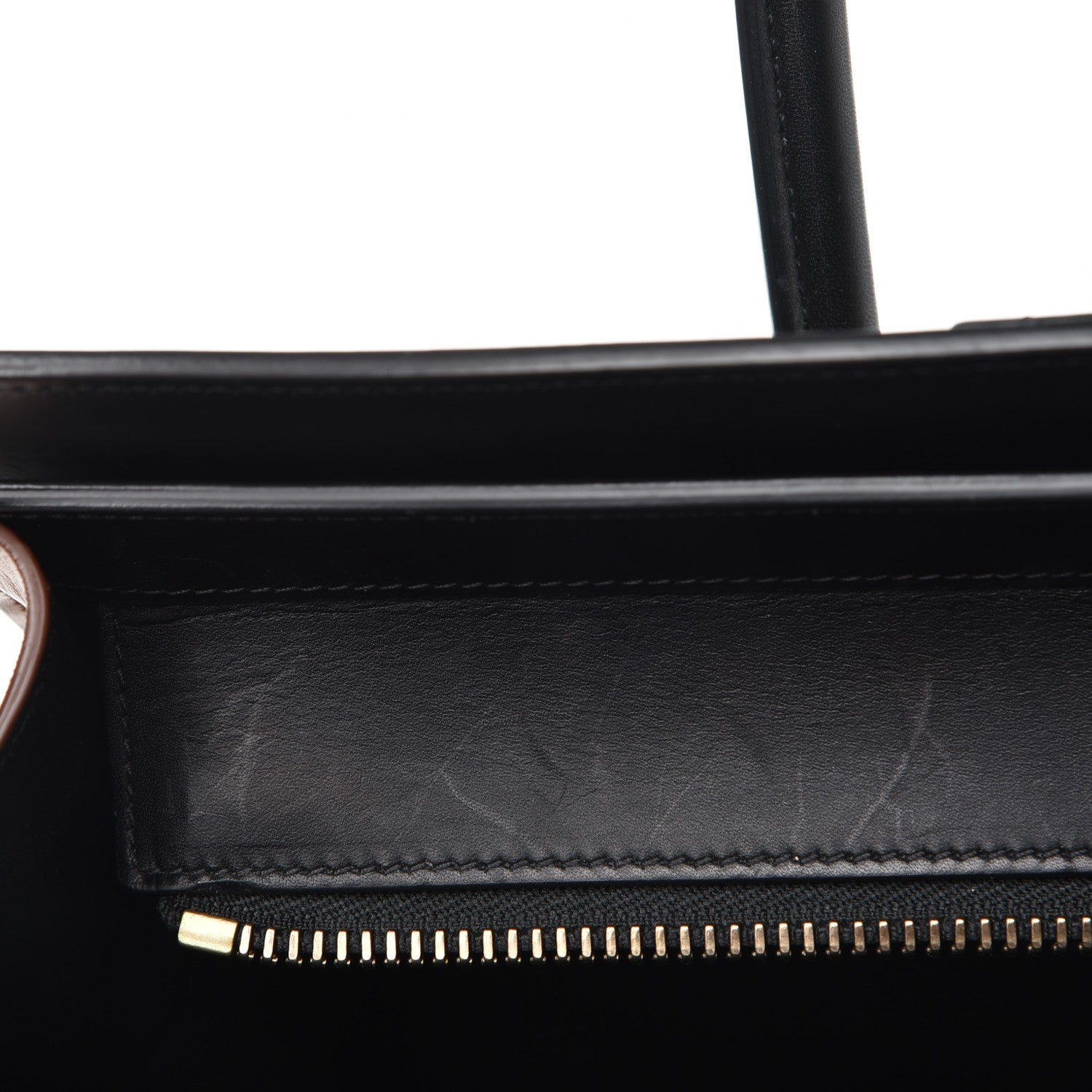 Celine Satin Calfskin Mini Tri-Color Luggage Seashell 11 of 14