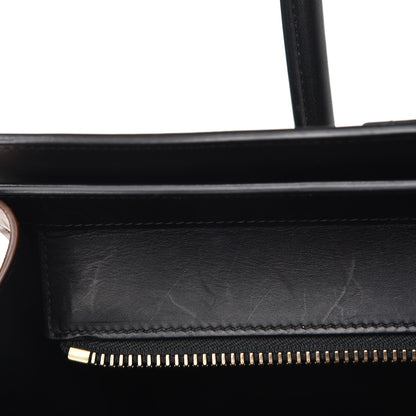 Celine Satin Calfskin Mini Tri-Color Luggage Seashell 11 of 14