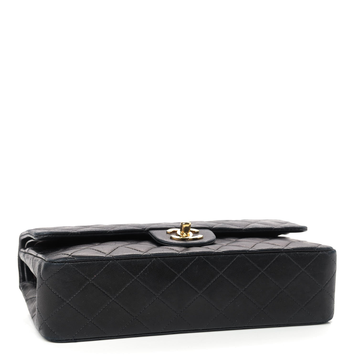Chanel Lambskin Quilted Medium Double Flap Black 4 of 10