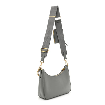 Prada Saffiano Re-Edition 2005 Shoulder Bag Ardesia 3 of 12