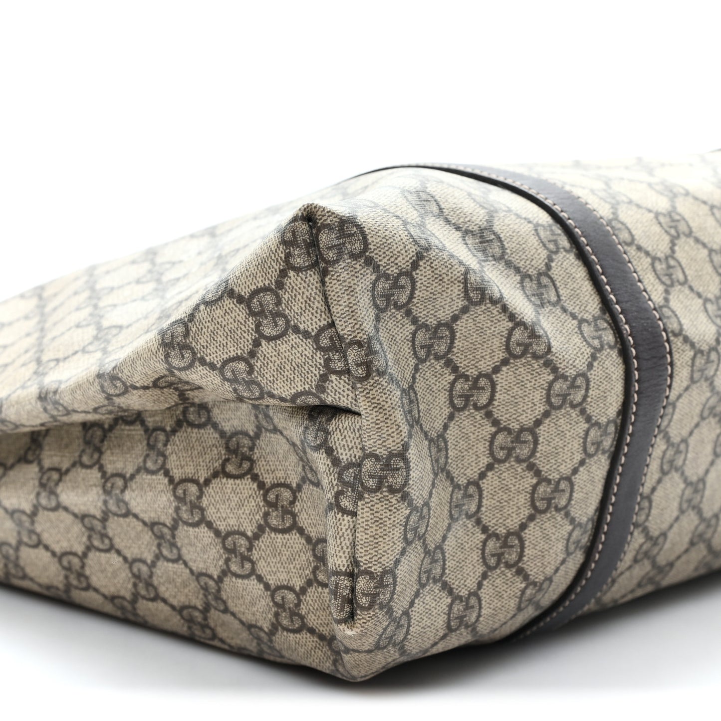 GG Plus Monogram Joy Vertical Tote Dark Brown