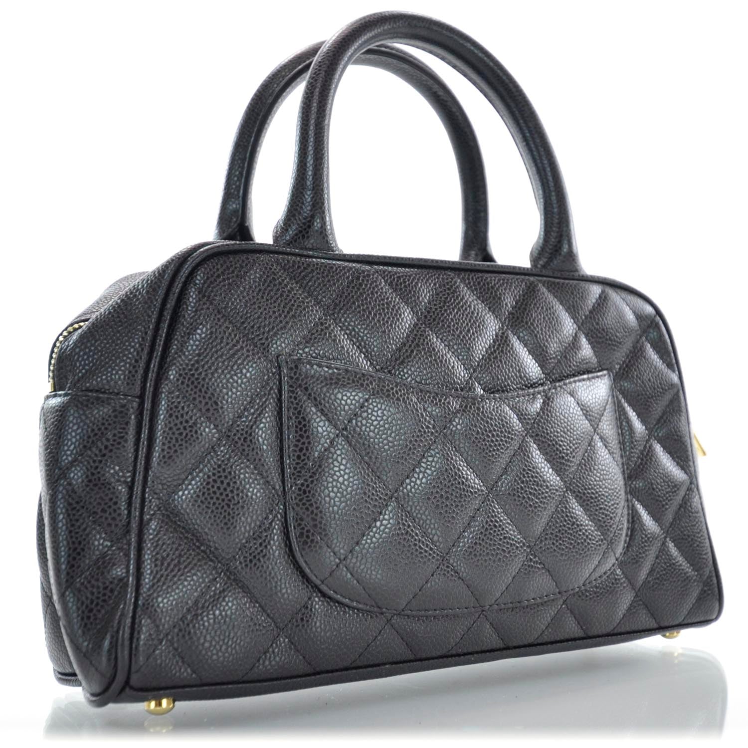 Chanel Caviar Small Bowler Black 3 of 9
