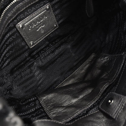 Prada Leather Small Ruffle Bag 6 of 9