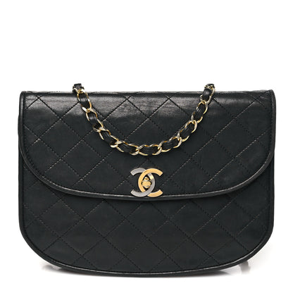Chanel Lambskin Quilted Single Flap Black 1 of 12