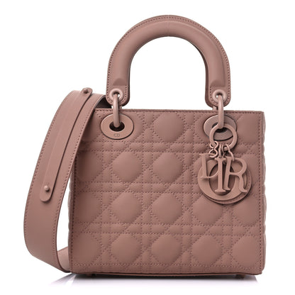 Christian Dior Ultra Matte Calfskin Cannage Small My ABCDior Lady Dior Beige 1 of 7