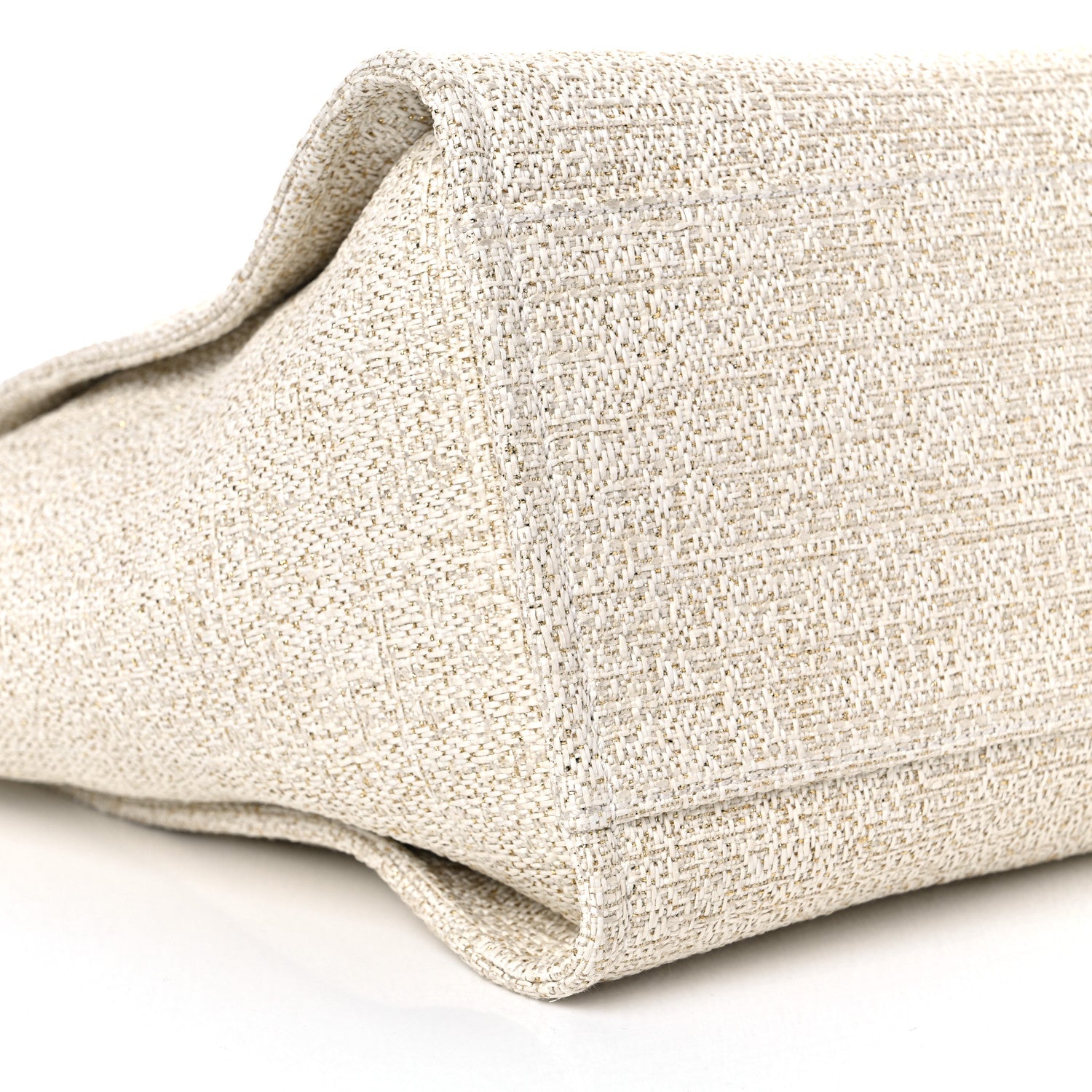 Chanel Lurex Boucle Medium Deauville Tote White 8 of 11