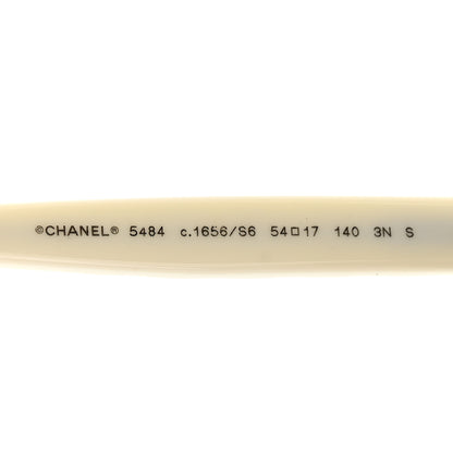 Chanel Acetate Quilted CC Square Sunglasses 5484 White Black 5 of 8