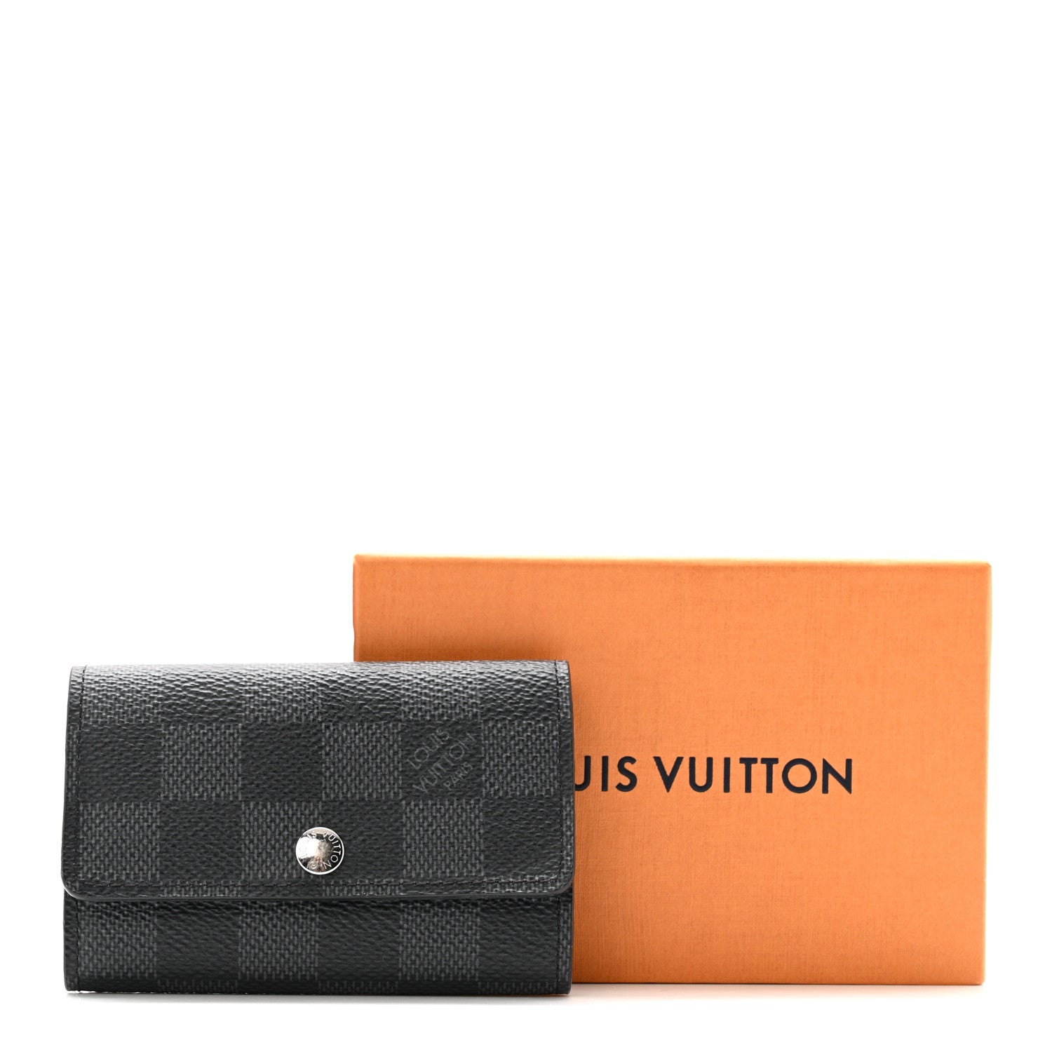 Louis Vuitton Damier Graphite Multicles 6 Key Holder 9 of 9