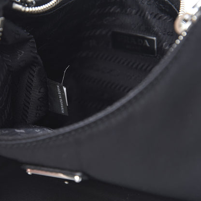 Prada Nylon Re-Edition 2005 Shoulder Bag Black 7 of 10