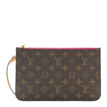 Louis Vuitton Monogram Neverfull MM GM Pochette Pivoine 1 of 7