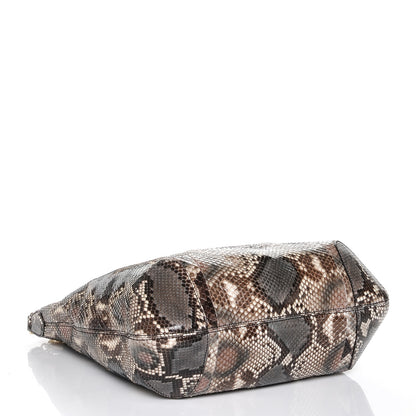 Gucci Python Medium Soho Chain Hobo Beige 4 of 7