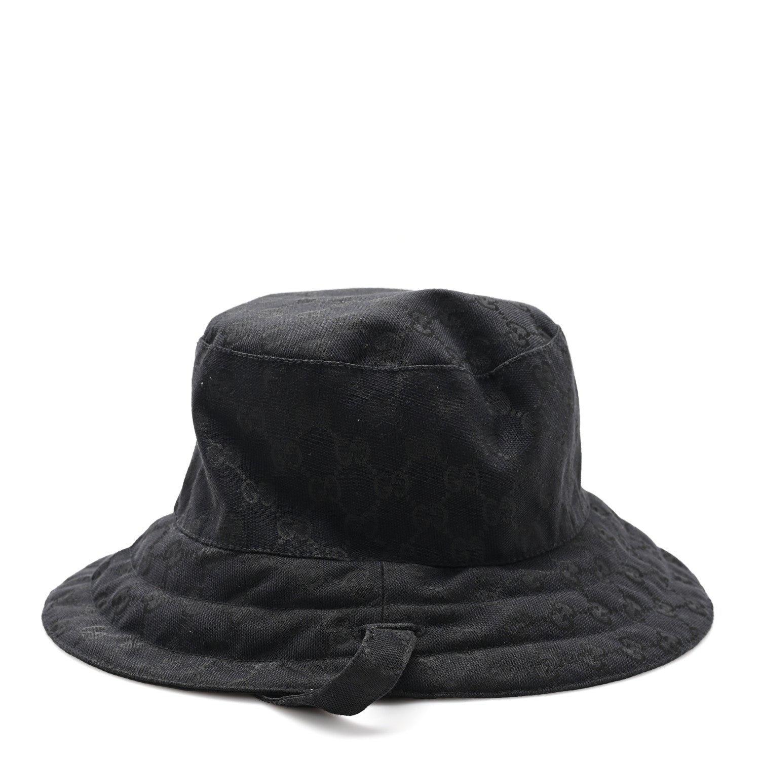 Gucci Canvas Monogram Reversible Bucket Hat Black 12 of 14