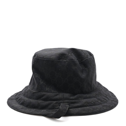 Gucci Canvas Monogram Reversible Bucket Hat Black 12 of 14