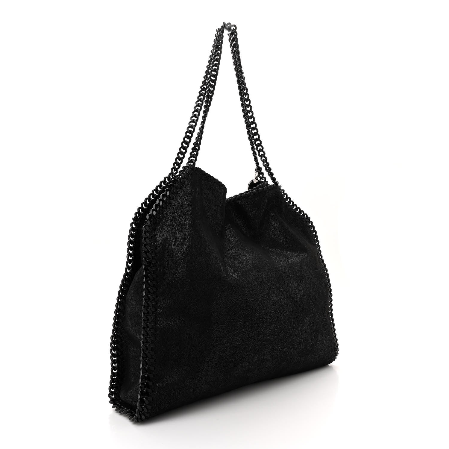 Stella McCartney Shaggy Deer Small Falabella Tote Black 3 of 9
