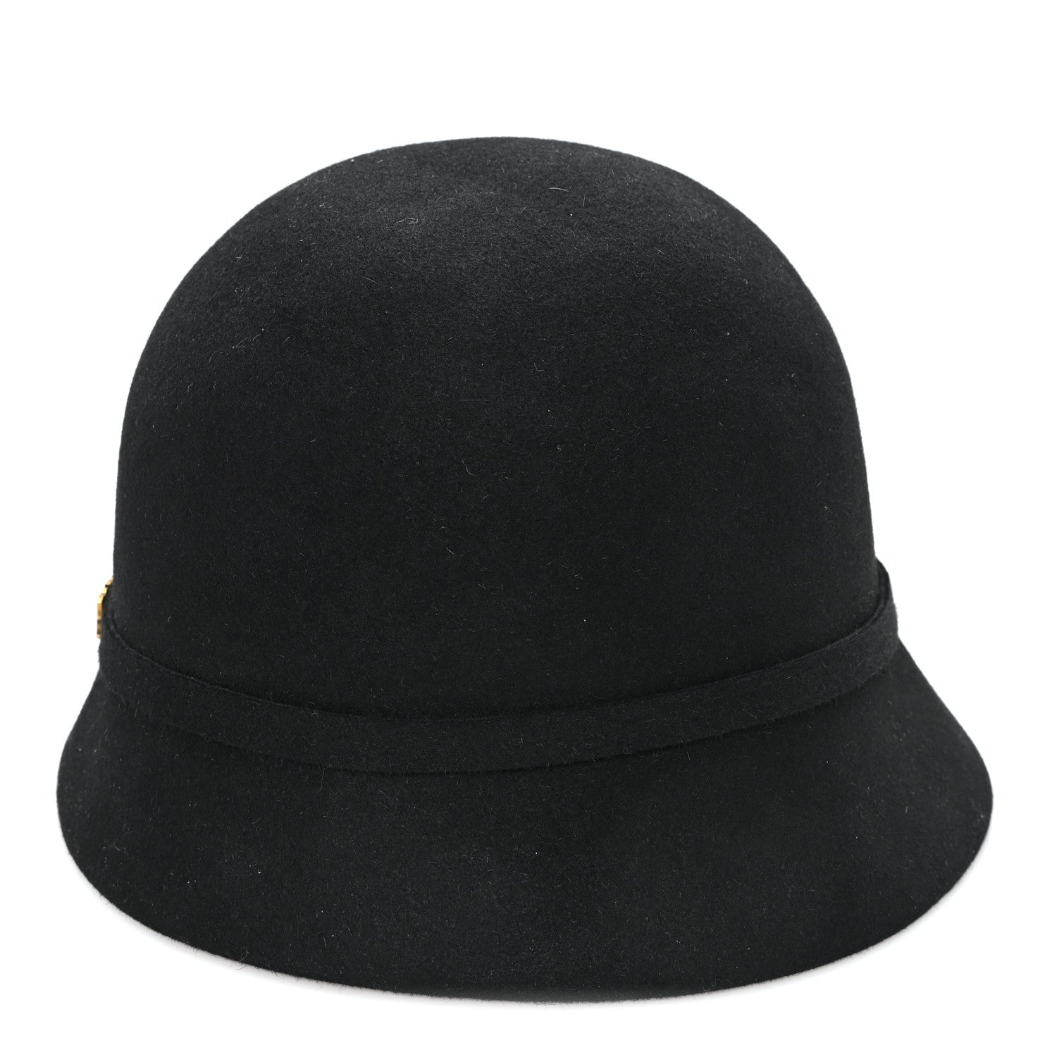 Christian Dior Wool Felt Tulip Hat 57 Black 4 of 8