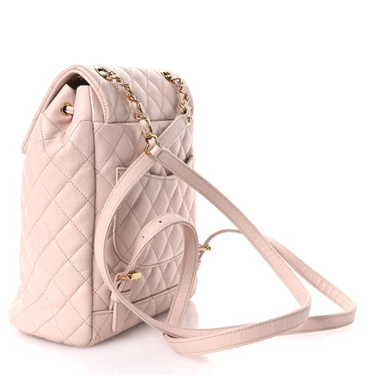 Chanel Lambskin Quilted Small Urban Spirit Backpack Light Pink 3 of 13
