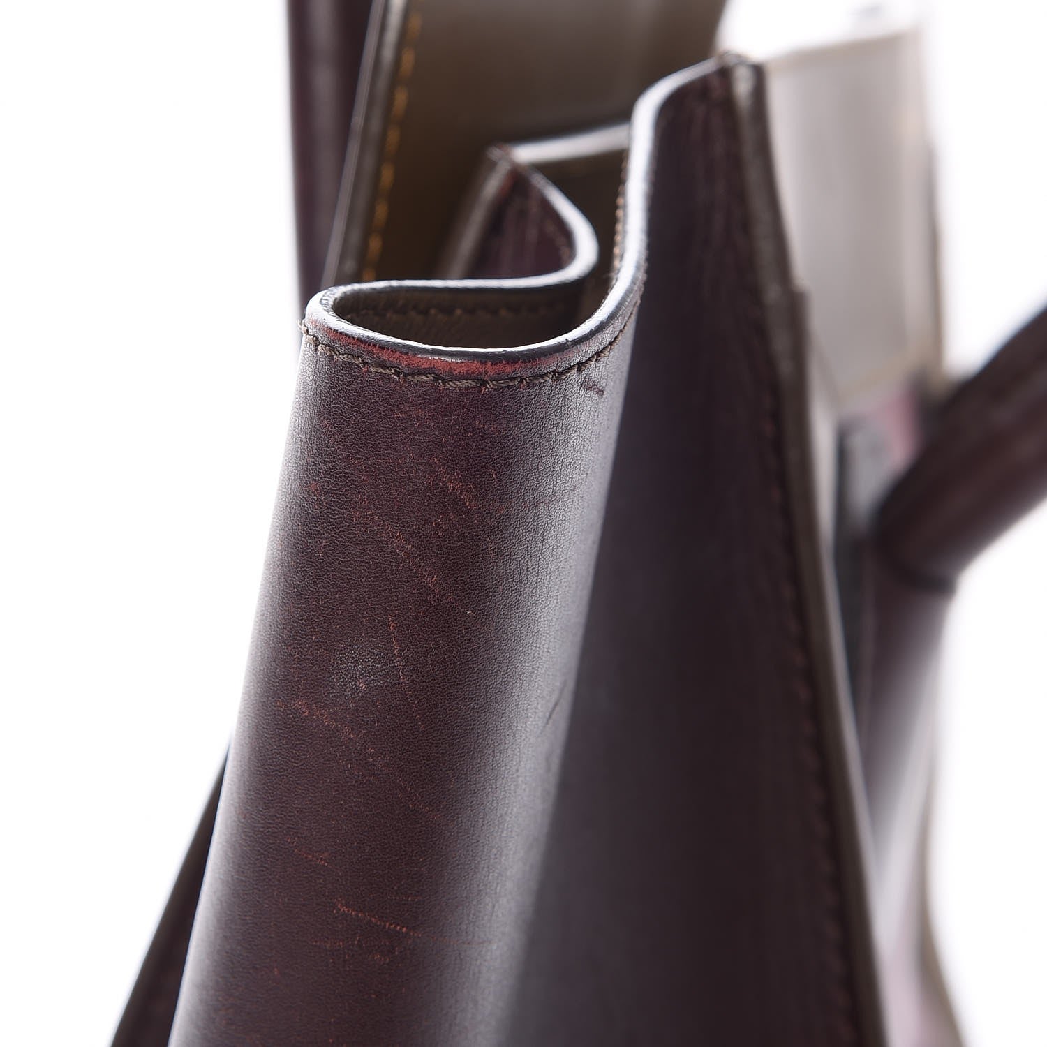 Celine Smooth Calfskin Mini Tri-Color Luggage Rust 8 of 8