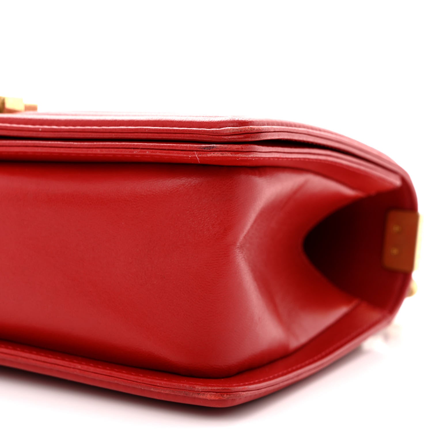 Chanel Lambskin Quilted Medium Boy Flap Red 10 of 10