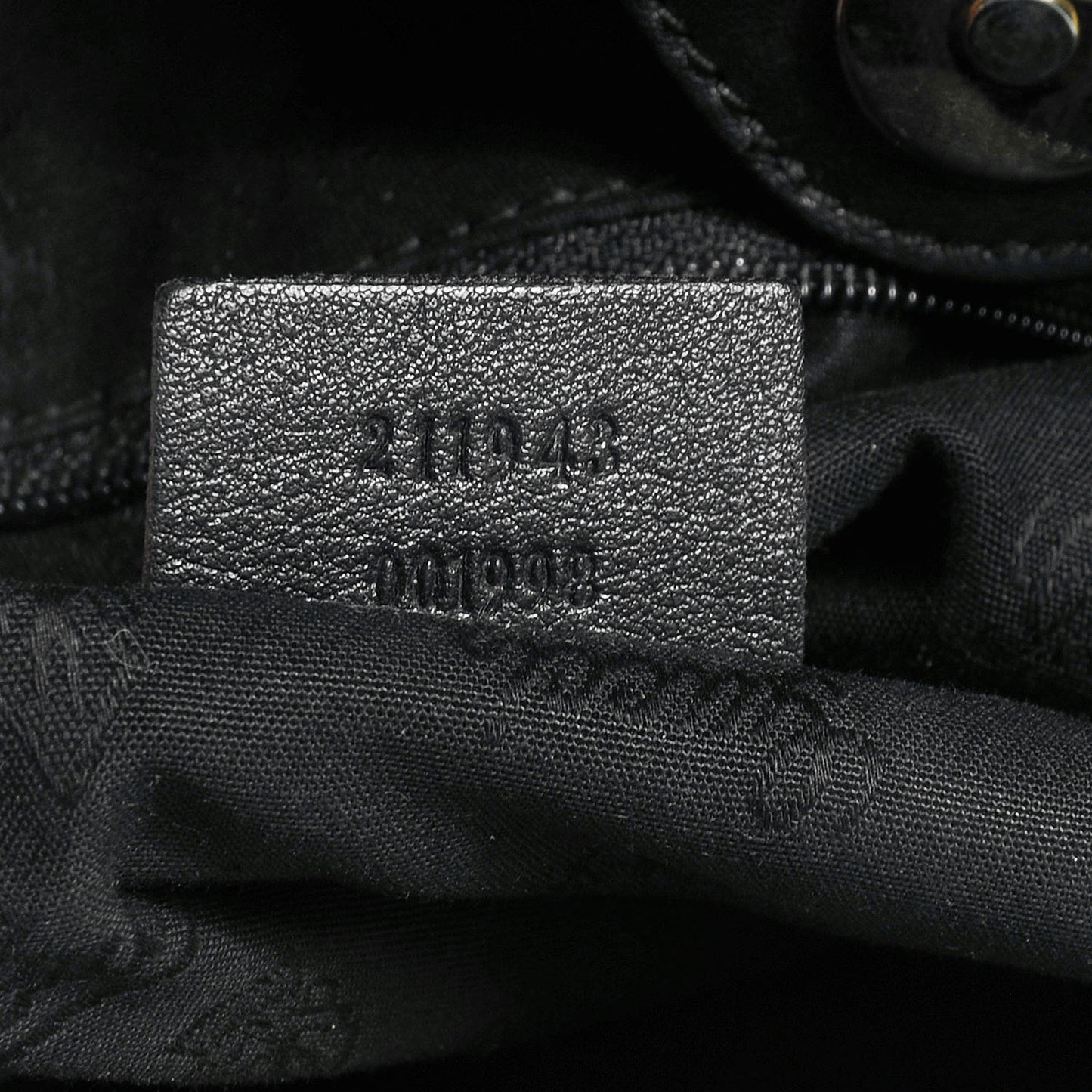 Guccissima Large Sukey Tote Black