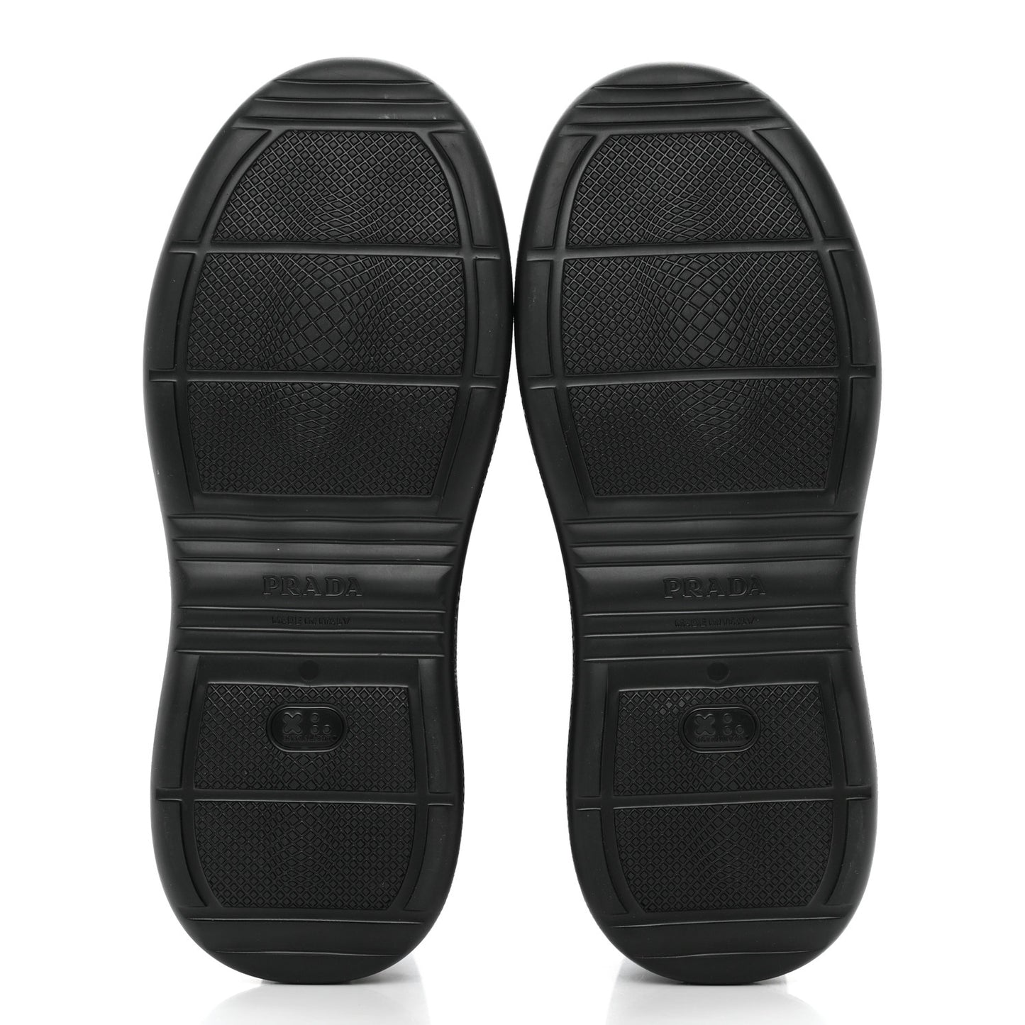 Soft Mellow Rubber Triangle Logo Embossed Womens 25mm Booties 41 Black
