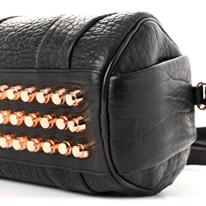 Alexander Wang Pebbled Lambskin Mini Rockie Black Rose Gold Hardware 10 of 10