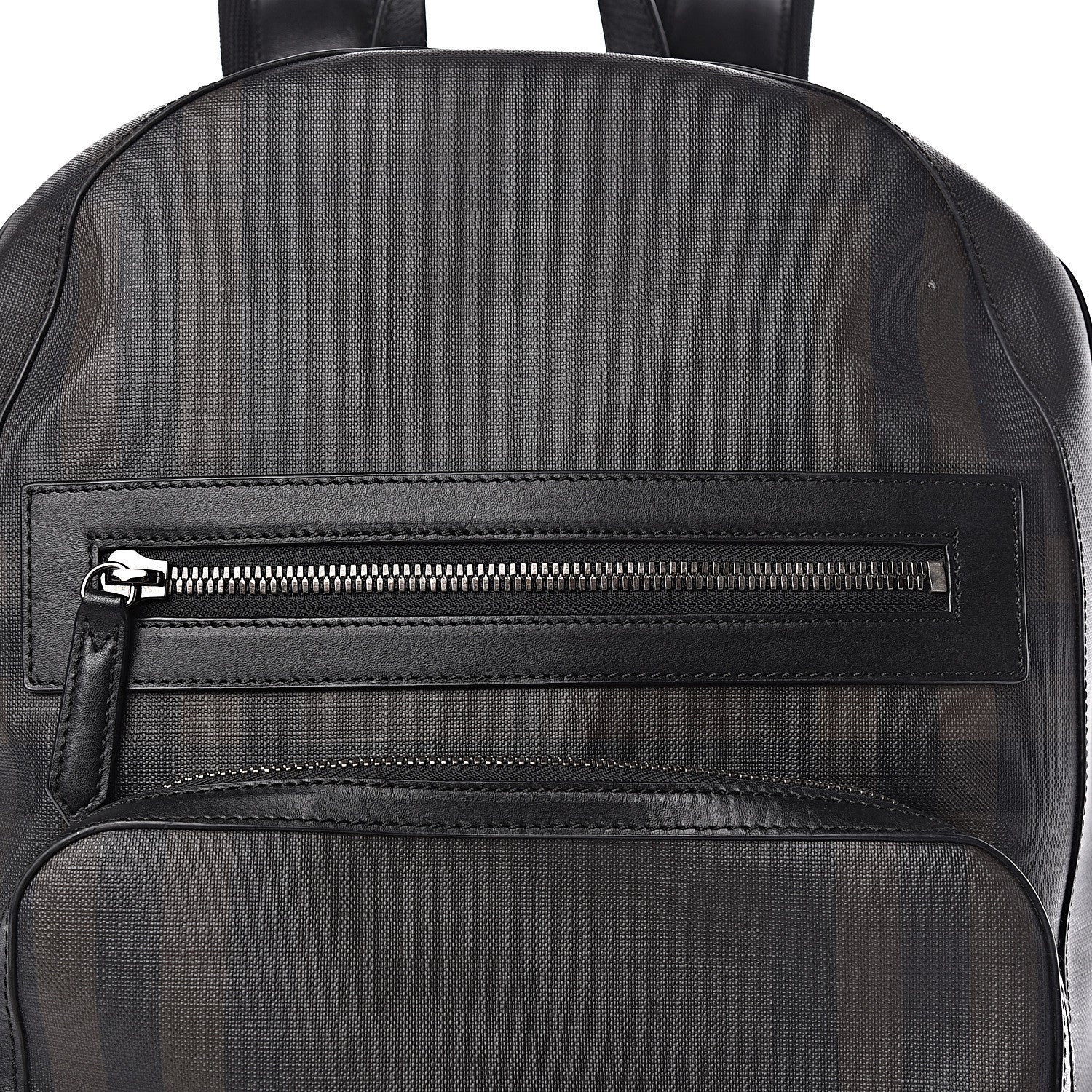 Burberry Smoked Check Backpack Black Brown 11 of 16
