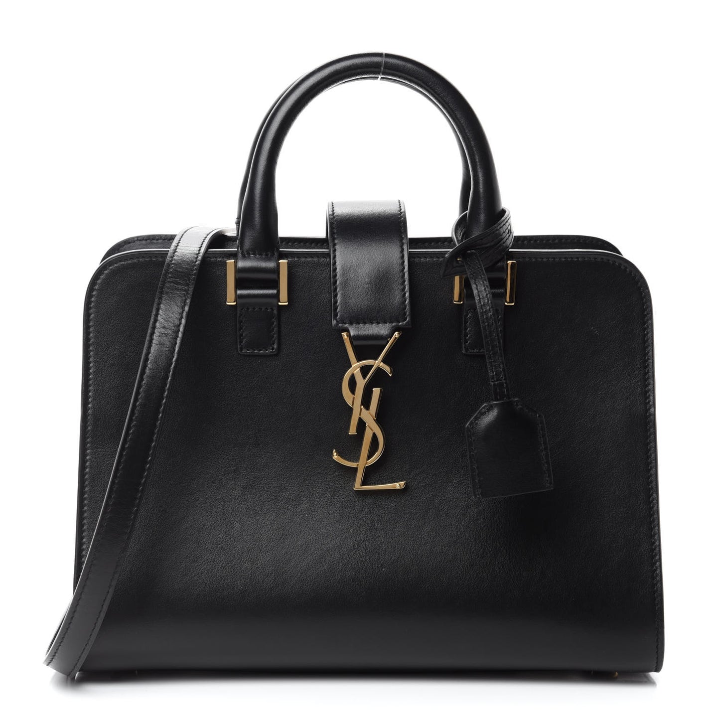 Calfskin Monogram Baby Cabas Black