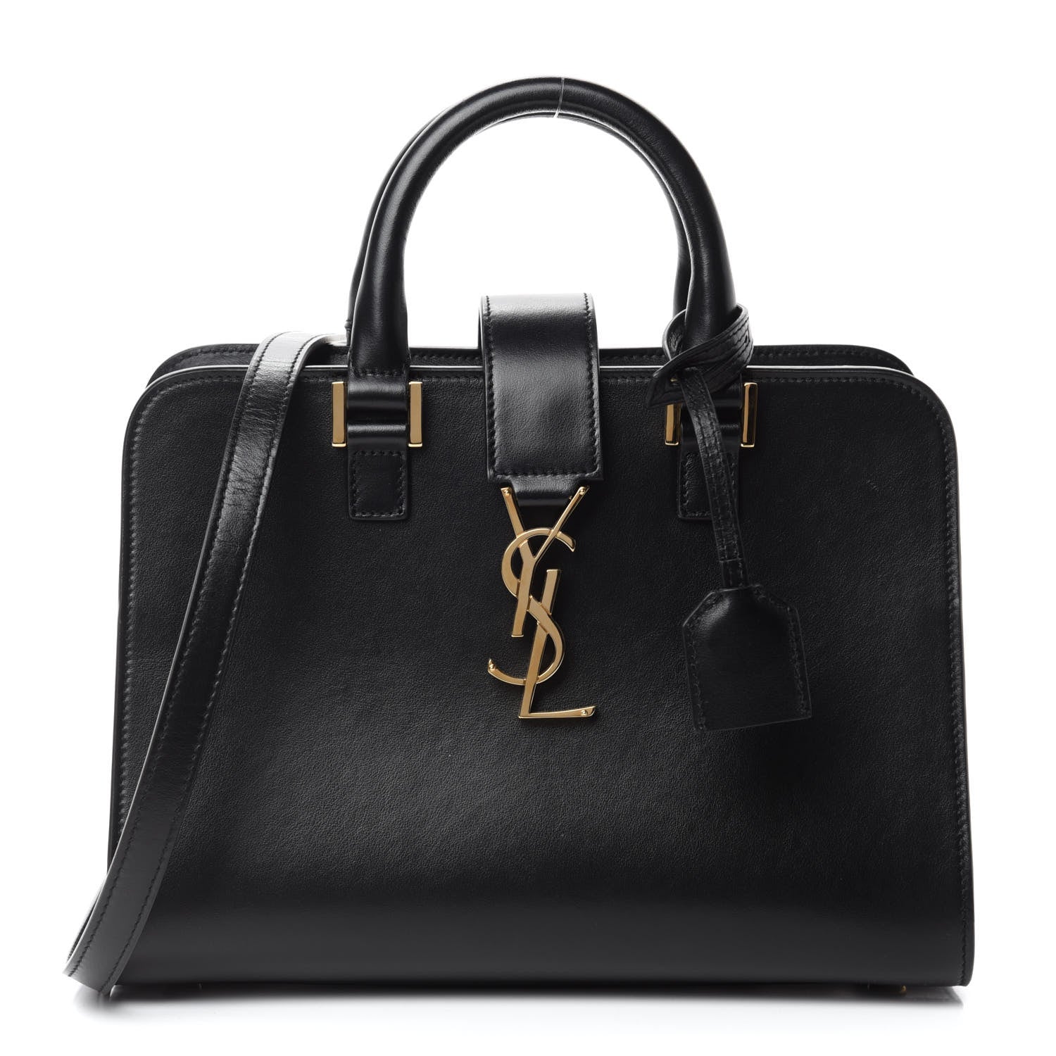 Saint Laurent Calfskin Monogram Baby Cabas Black 1 of 11