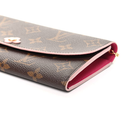 Louis Vuitton Monogram Bloom Flower Emilie Wallet 8 of 8