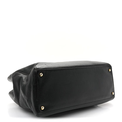 Chanel Calfskin Cerf Executive Shopper Tote Black 4 of 10