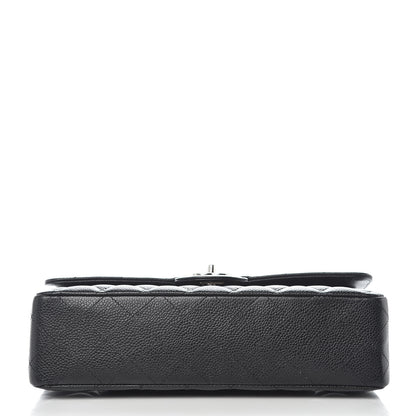Chanel Caviar Quilted Medium Double Flap Black 8 of 10