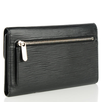 Louis Vuitton Epi Eugenie Wallet Black 3 of 7