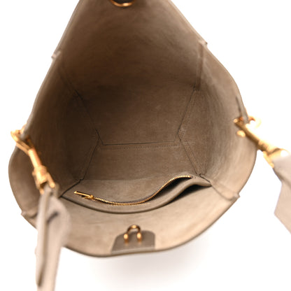 Celine Soft Grained Calfskin Small Sangle Bucket Bag Taupe 5 of 9