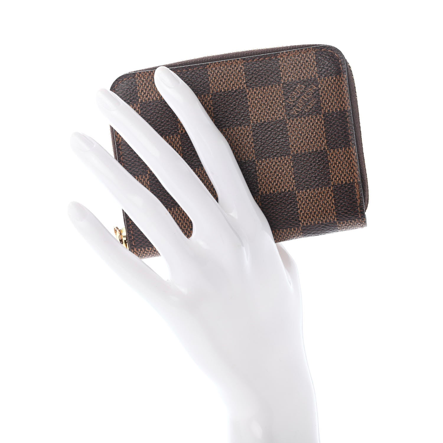 Louis Vuitton Damier Ebene Zippy Coin Purse 2 of 7