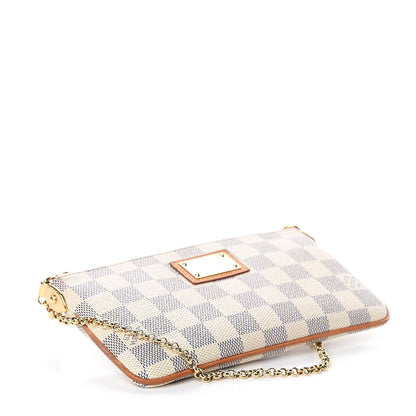 Louis Vuitton Damier Azur Pochette Milla MM 3 of 6