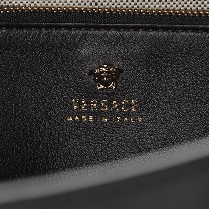 Versace Calfskin Medium Palazzo Empire Bag Black 8 of 10