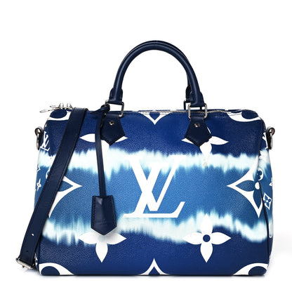 Louis Vuitton Monogram Escale Speedy Bandouliere 30 Blue 1 of 11