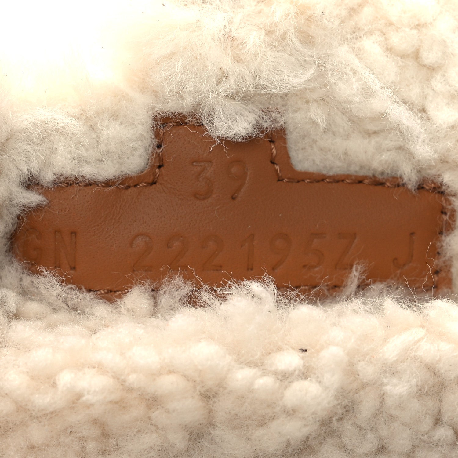 Hermes Suede Goatskin Woolskin Womens Chypre Sandals 39 Brun Fume Ecru 8 of 9