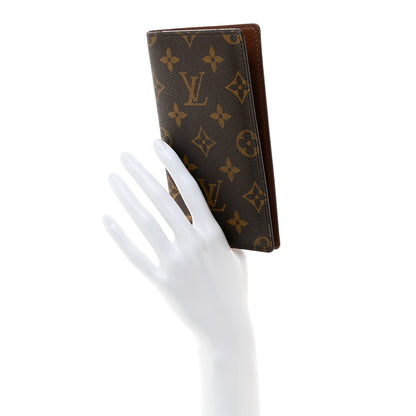 Louis Vuitton LOUIS VUITTON Monogram Checkbook Holder Case Wallet 2 of 7
