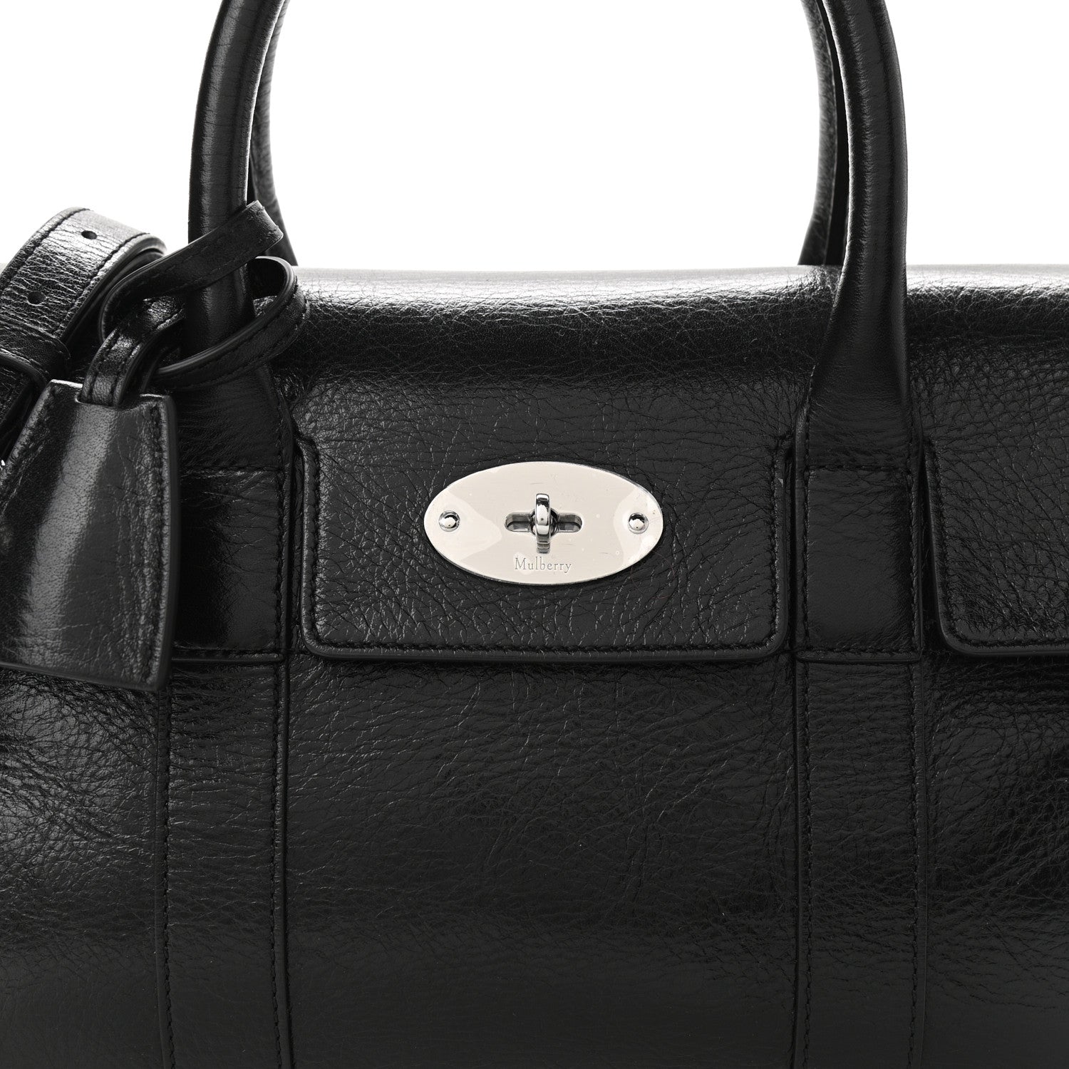 Mulberry Soft Shine Calfskin Small Bayswater Black 6 of 9